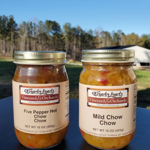 Two jars of Wandaland’s Chow Chow relish
