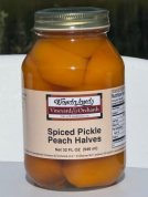 A jar of Wandaland’s Spiced Peach Halves